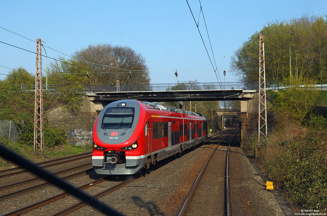 Pesa Link 633 109 als RegionalExpress bei Hagen Hengstey