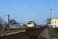 103 245 auf der Grenzlandstrecke mit dem IR2642 Berlin - Aachen in Lindern