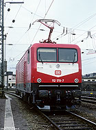 112 179 mit DB-Emblem, alter DB-Keks, in Koblenz Hbf