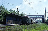 Museumslok 244 046 mit Planzug N8326 Espenhain Werksbahnhof - Leipzig Hbf in Espenhain