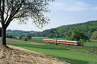 Elsenstalbahn, 628 286 als RB18337 bei Hoffenheim