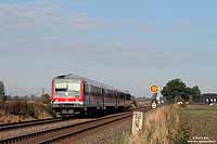 628 510 unterwegs als RE10031 Kleve - Düsseldorf zwischen der Blockstelle Vernum und Nieukerk