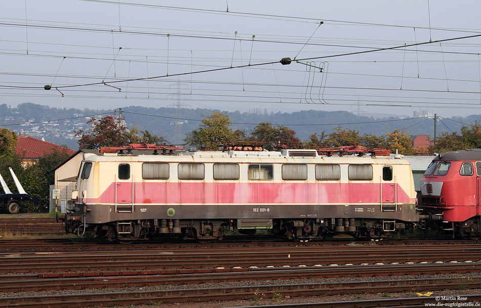 182 001 im DB-Museum in Koblenz Lützel