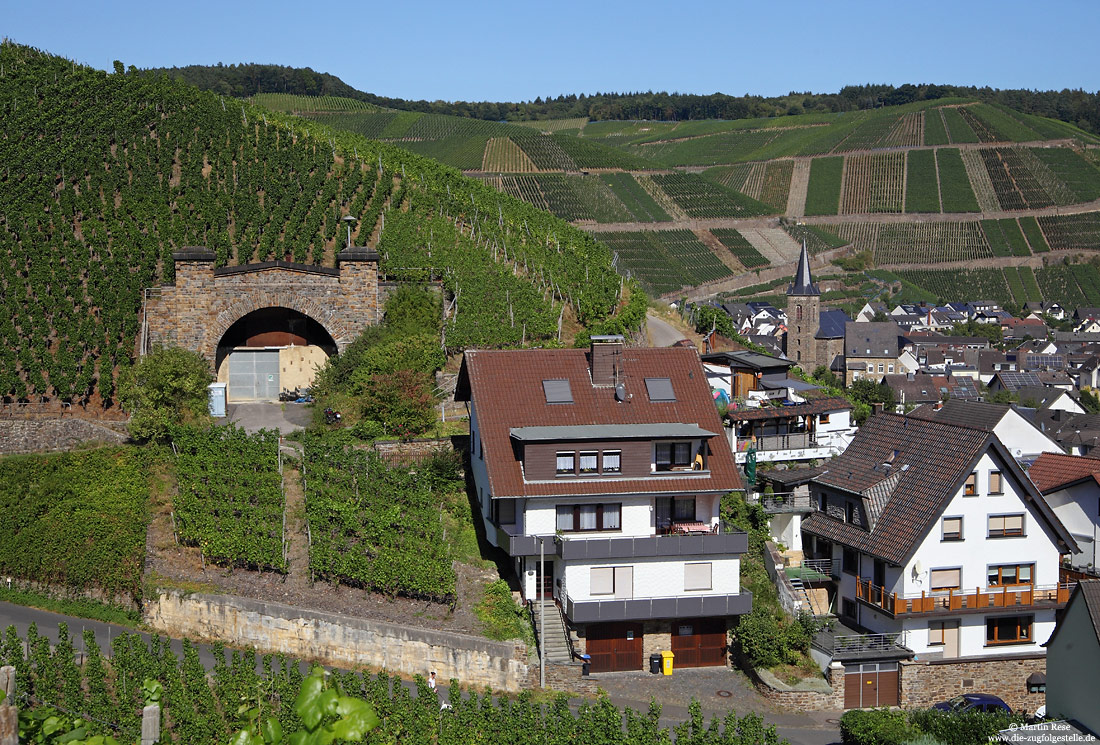 strategische unvollendete Strecke im Ahrtal am Sonderberg-Tunnel