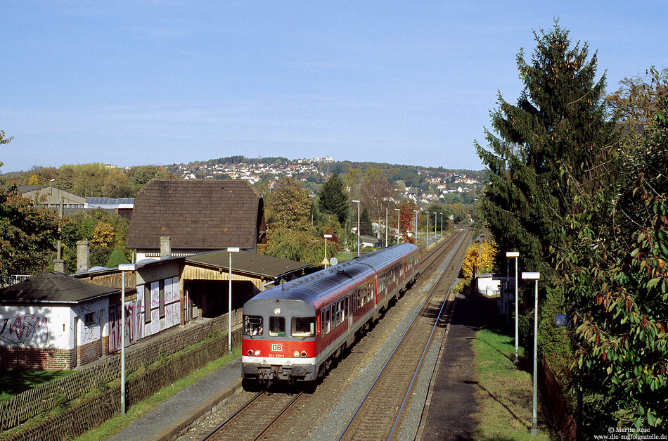 624 635 als RB 39455 Fröndenberg - Neuenrade am Haltepunkt Bösperde