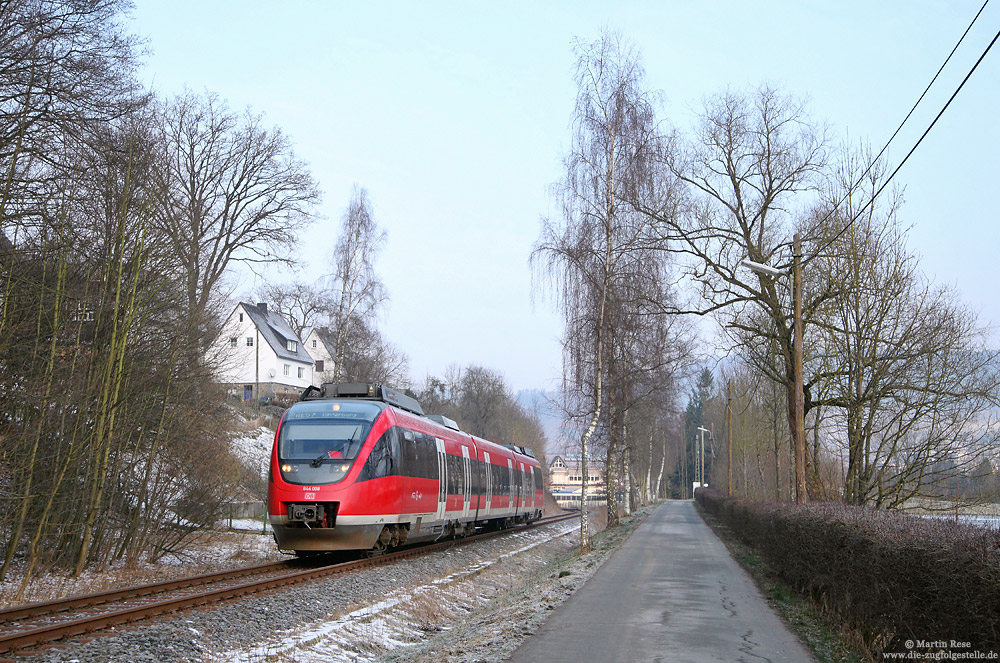 644 008 als RE10755 Dortmund - Winterberg bei Bigge