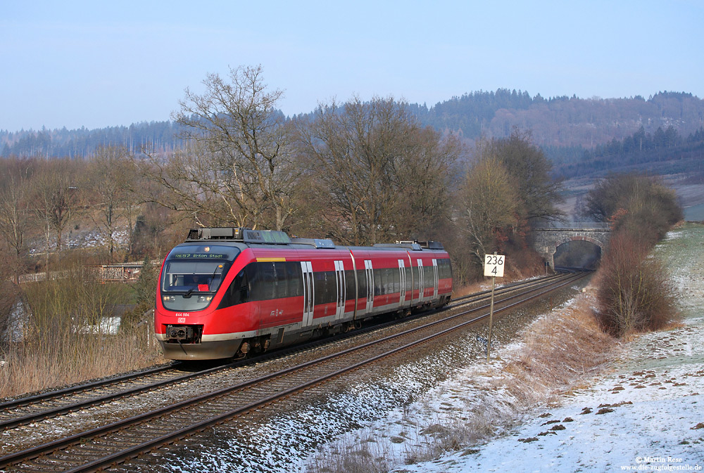 644 504 als RE10973 im Sauerland bei Olsberg