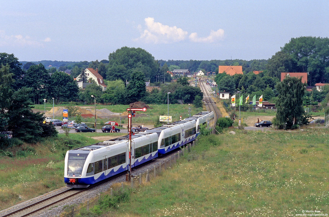 3-teiliger 646 auf der Insel Usedom bei Zinnowitz mit Formsignal