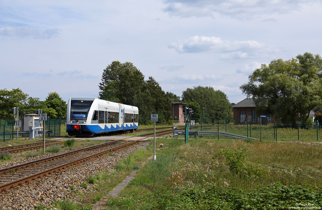 646 123 der UBB auf der Insel Usedom bei Zinnowitz
