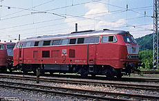 216 096 abgestellt in Rhrang Gbf