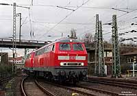 In Köln Bbf entstand die Aufnahme der 218 810 und 838. 3.12.2009
