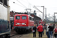 Mit dabei war auch die 115 152 vom Verein "Baureihe E10 e.V.".