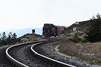 Nach einer weiteren Fahrzeit von sieben Minuten wird der auf 1129 Meter gelegene Bahnhof Brocken erreicht. 4.5.2013