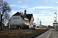 Eine weitere Aufnahme der neuen „S7“ zeigt den VT12 001 in Remscheid Lennep. 15.12.2013