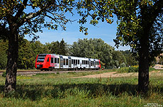 622 036 auf dem Weg nach Fürth bei Zotzenbach auf der Weschnitztalbahn