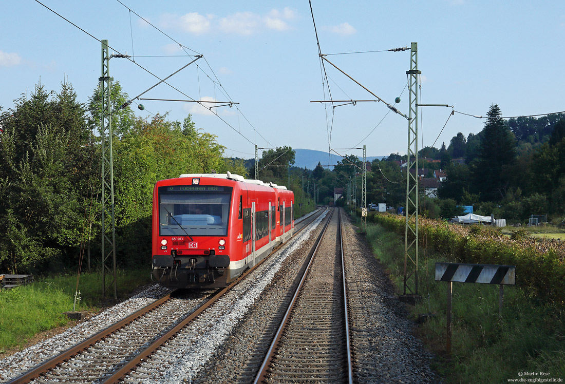 650 013 bei Wannweil, fotografiert aus der ES64 U2-030 