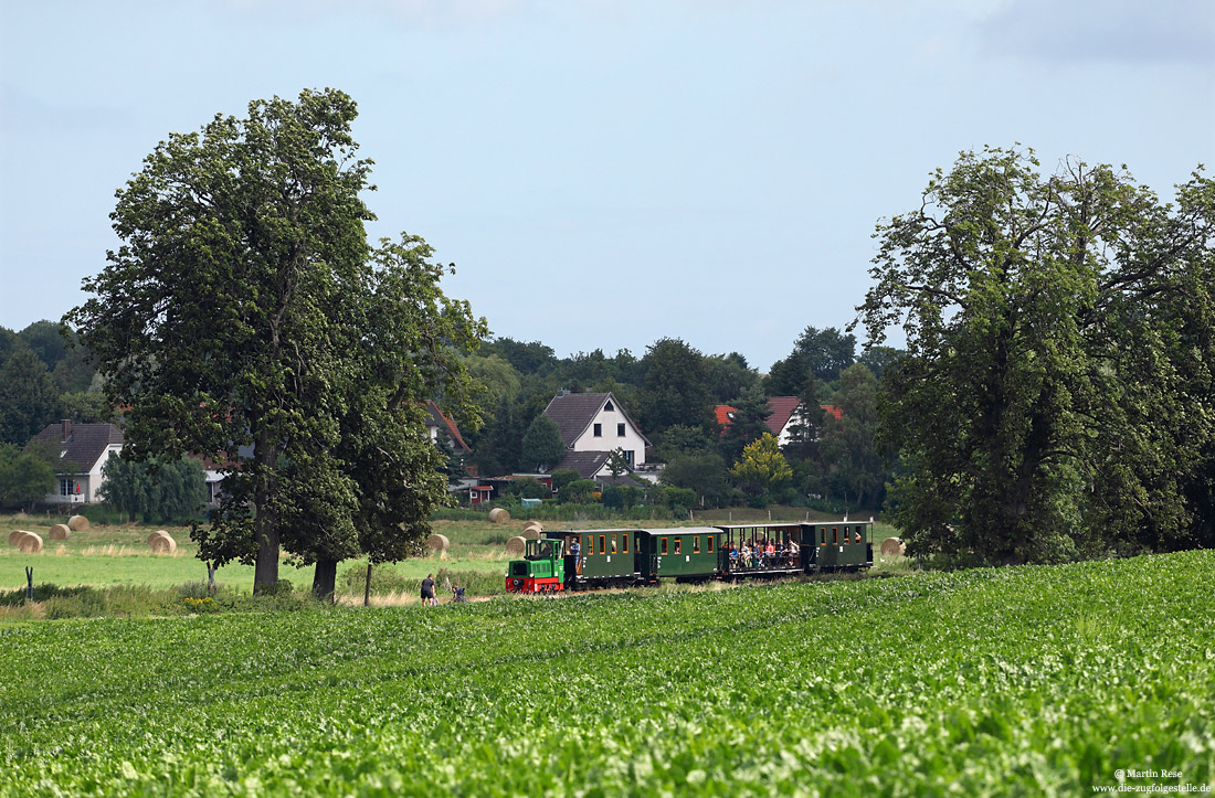 Lok 5 Schöma Lüt Kaffeebrenner mit Kleinbahnzug bei Klütz