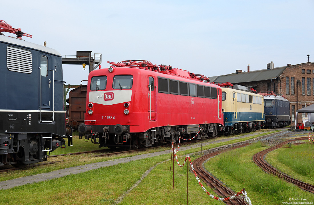 110 152 frisch lackiert im DB-Museum in Koblenz-Lützel