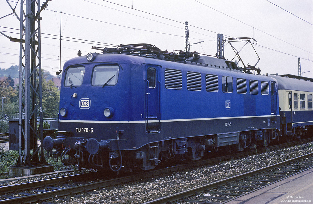 110 179 in blauer Lackierung in Göppingen