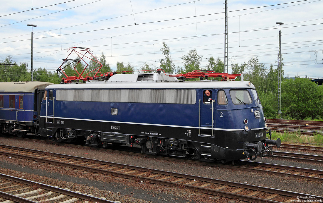 110 348 als E10 348 im DB-Museum in Koblenz Lützel