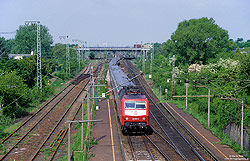 120 153 mit IC119 in Heidelberg Wieblingen