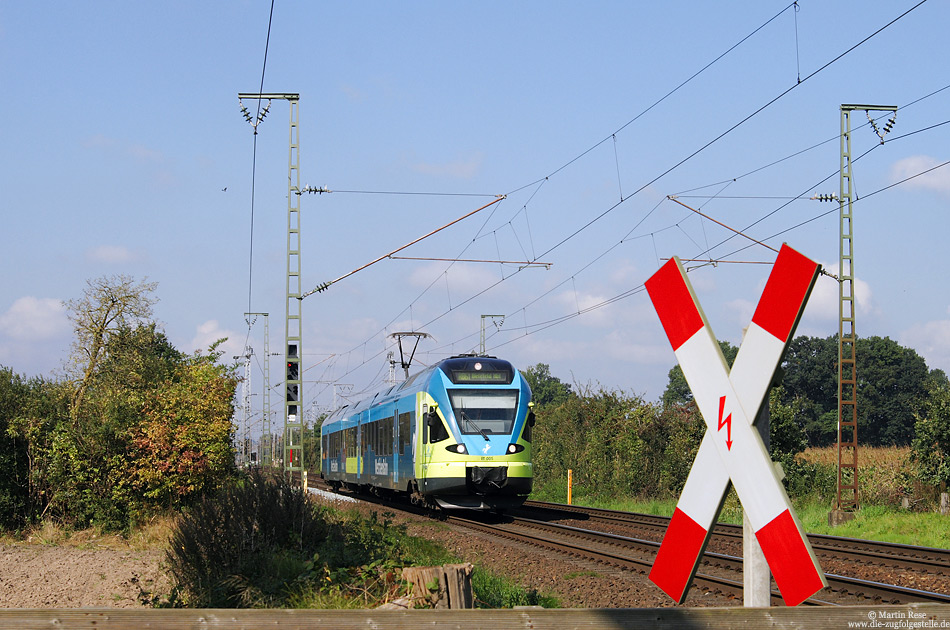 … in Form der Westfalenbahn nach Bielefeld.