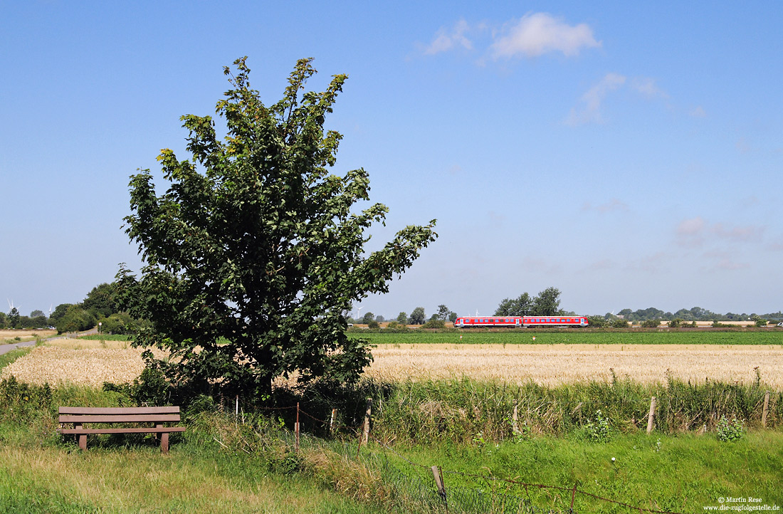 628 212 bei Burg West, auf der Insel Fehmarn