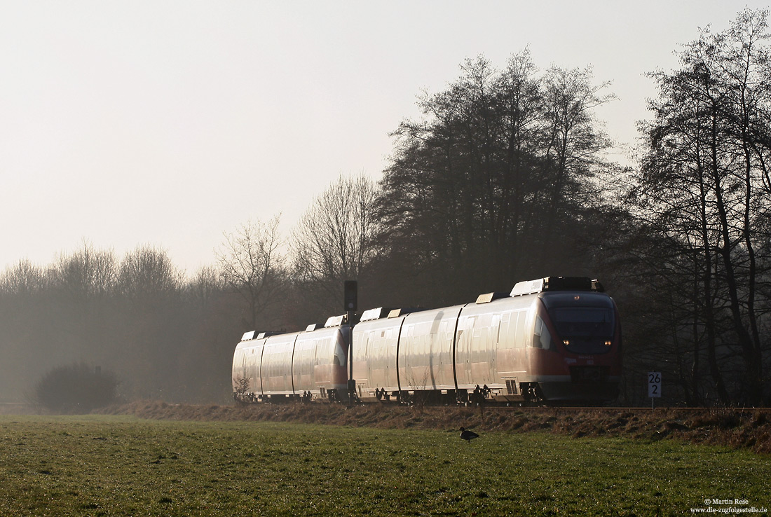 644 042 auf der Oberbergischen Bahn bei Ehreshoven