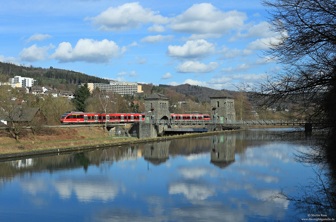 RB25 am Aggerstausee bei Ohl-Grünscheid