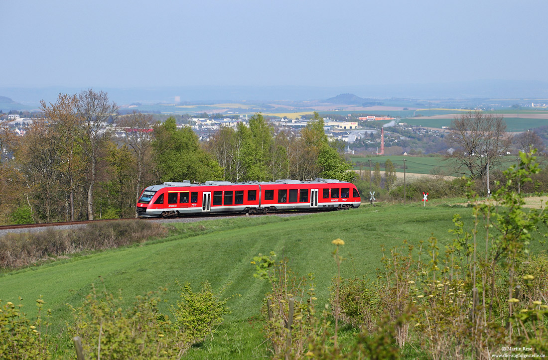 648 705 bei Mayen West auf der Eifelquerbahn