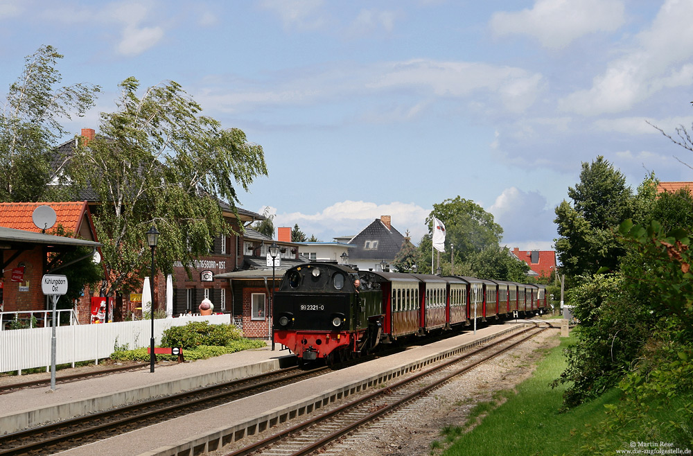 99 2321 im Bahnhof Kühlungsborn Ost