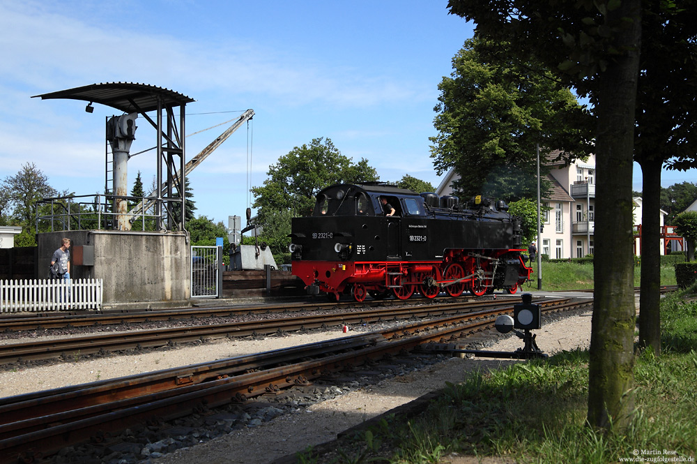 99 2321 im Bahnhof Kühlungsborn West