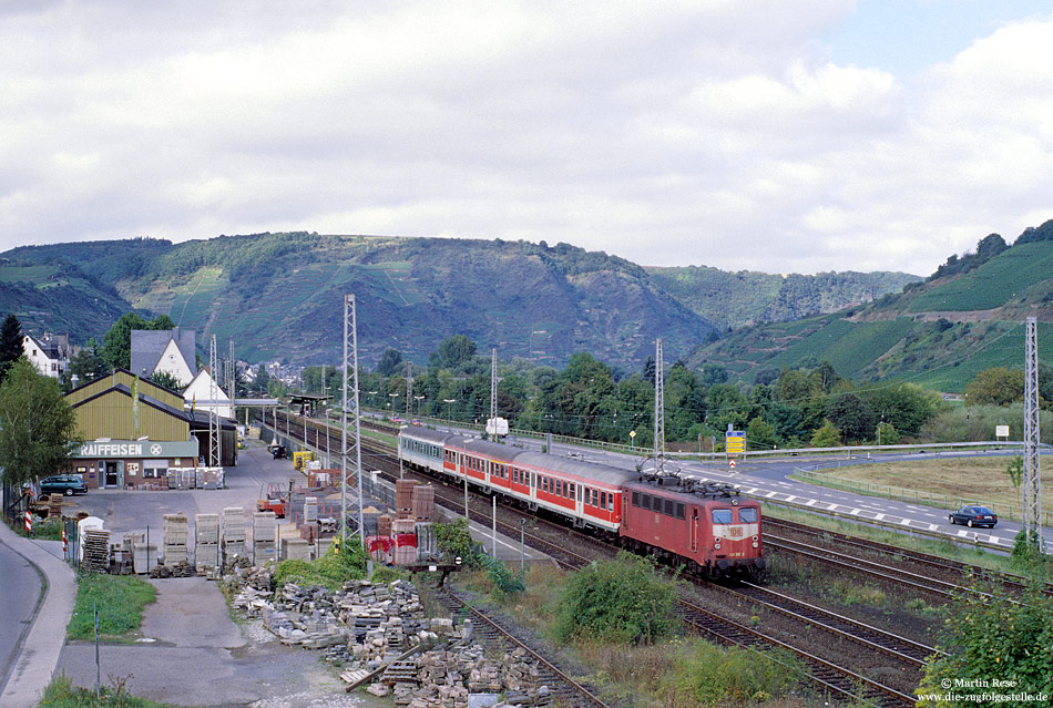 141 315 mit RB22238 Koblenz - Trier im Kobern Gondorf