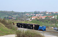 Lok35 der Mansfelder Bergwerksbahn in Hettstedt Kupferkammerhütte