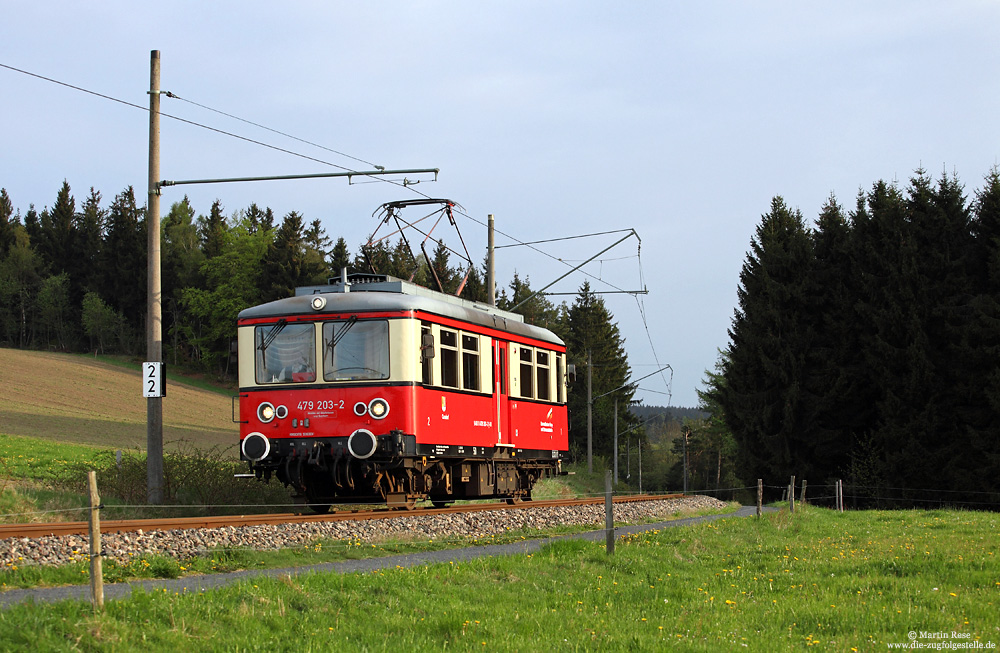 479 203 auf der Oberweisbacher Bergbahn bei Lichtenhain