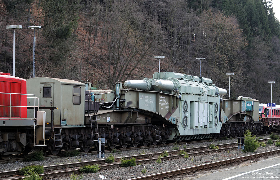 Tausendfüßler Uaai 687.9 aus dem Jahr 1962 im bahnhof Brilon Wald