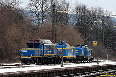 1020 041 ex E94 103 im Dienst der Mittelweserbahn im Bahnhof Laufach