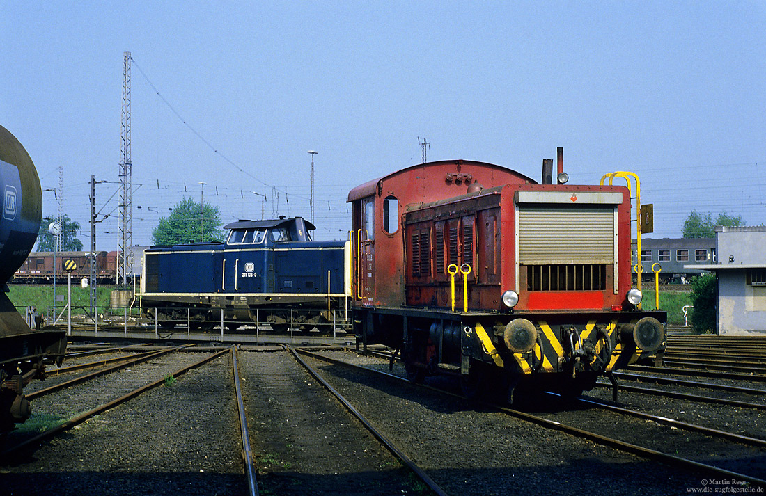 DL262 der Steinhuder-Meer-Bahn im Bw Bielefeld