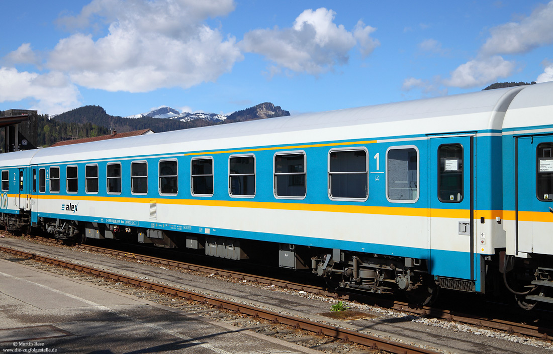 Alex-Abteilwagen ABvmz (56 80 39-95 518-8 D-DLB) in Oberstdorf