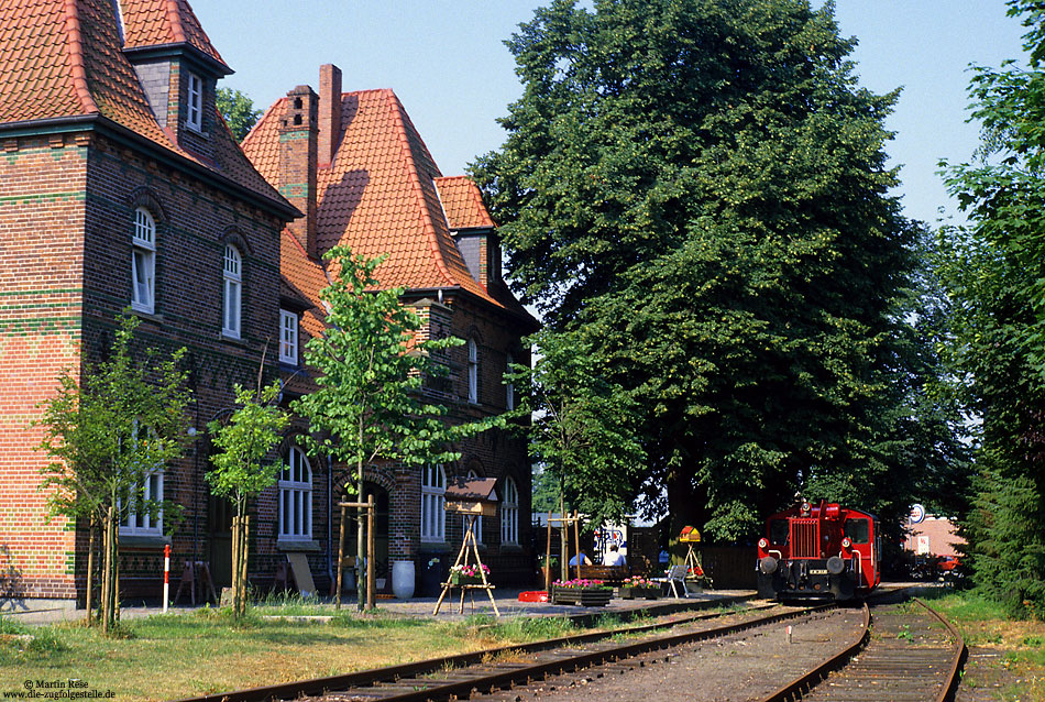 323 176 auf der Kleinbahn Lohne – Dinklage im Endbahnhof Dinklage