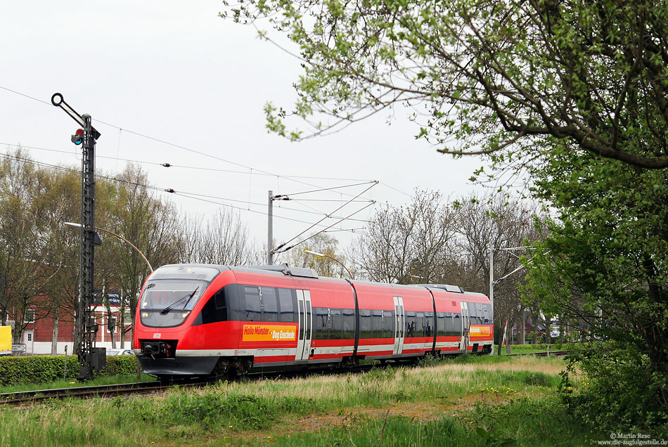 Am gleichen Tag kam im Zuge einer Sonderfahrt rund um Emden ein Talent in Form von 643 070 auf der KBS 396 zu Einsatz.