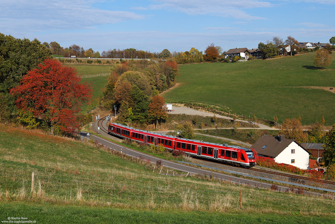 620 006 als RB 11546 Köln Hansaring - Meinerzhagen auf der RB25 bei Güntenbecke