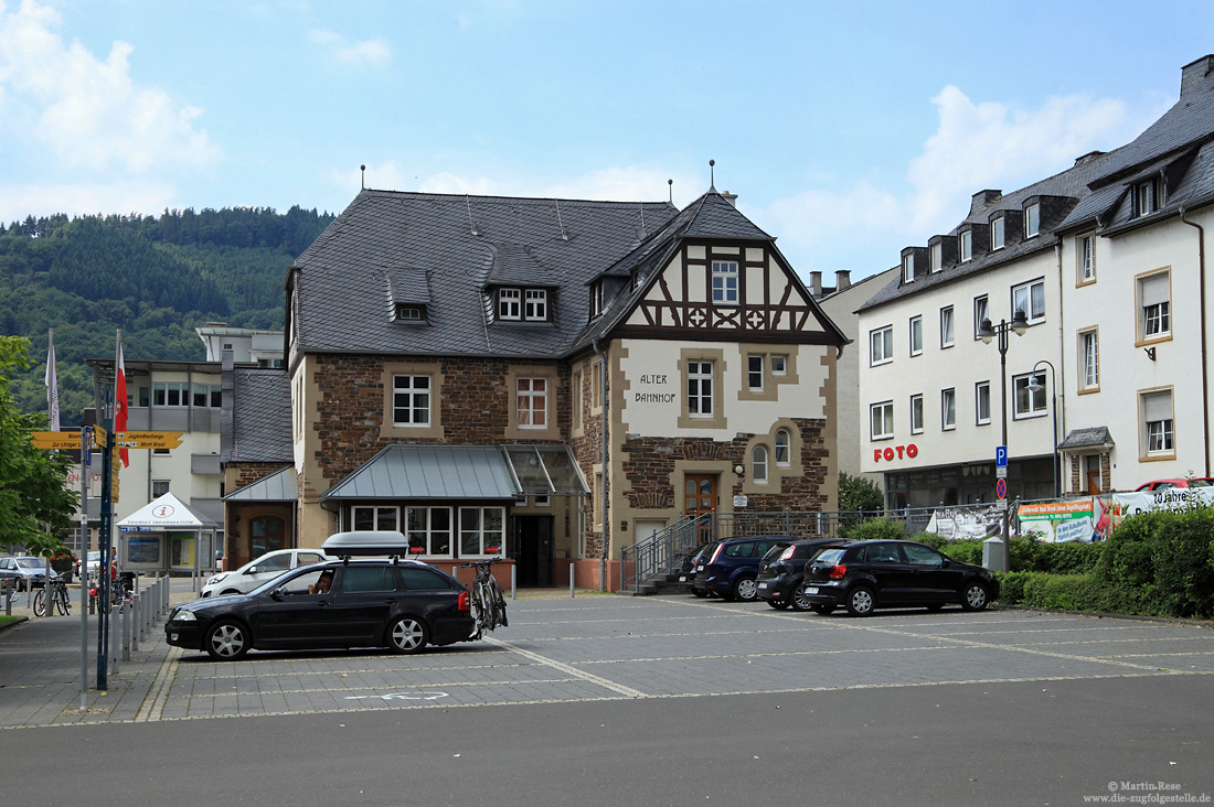 ehemaliges Empfangsgebäude des Bahnhofs Traben Trarbach